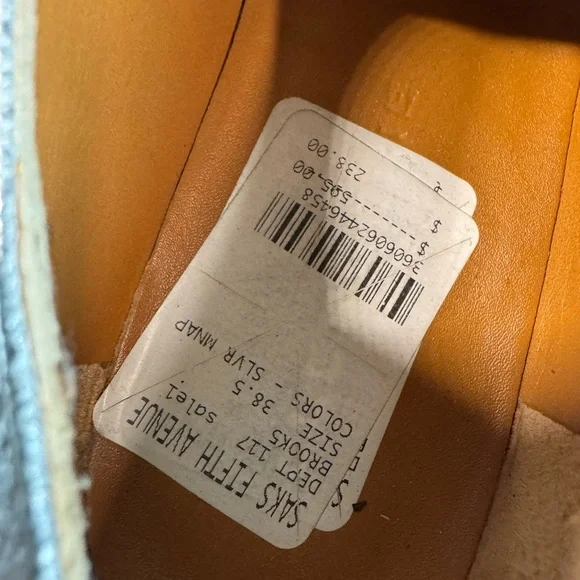 Robert Clergerie Paris Brook Derby Metallic Silver Platform Loafers 8.5 $542 - Picture 10 of 14